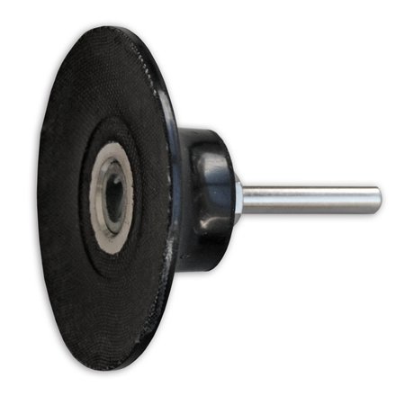 CONTINENTAL ABRASIVES 2" Quick Change Style Rubber Holder with 1/4" Shank Q-2HLDR
